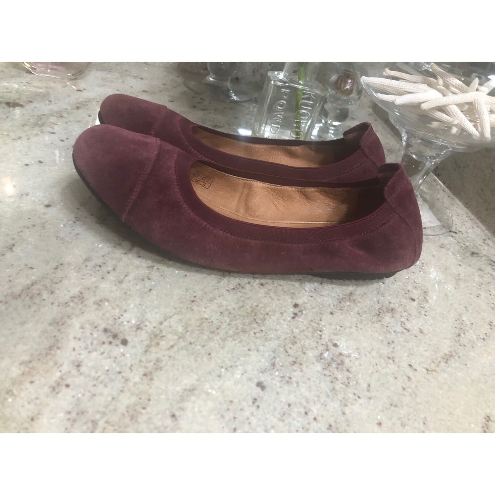 Josef Seibel Pippa Red Wine Suede Ballet Flats Shoes Women 40 US 9 72907-917062